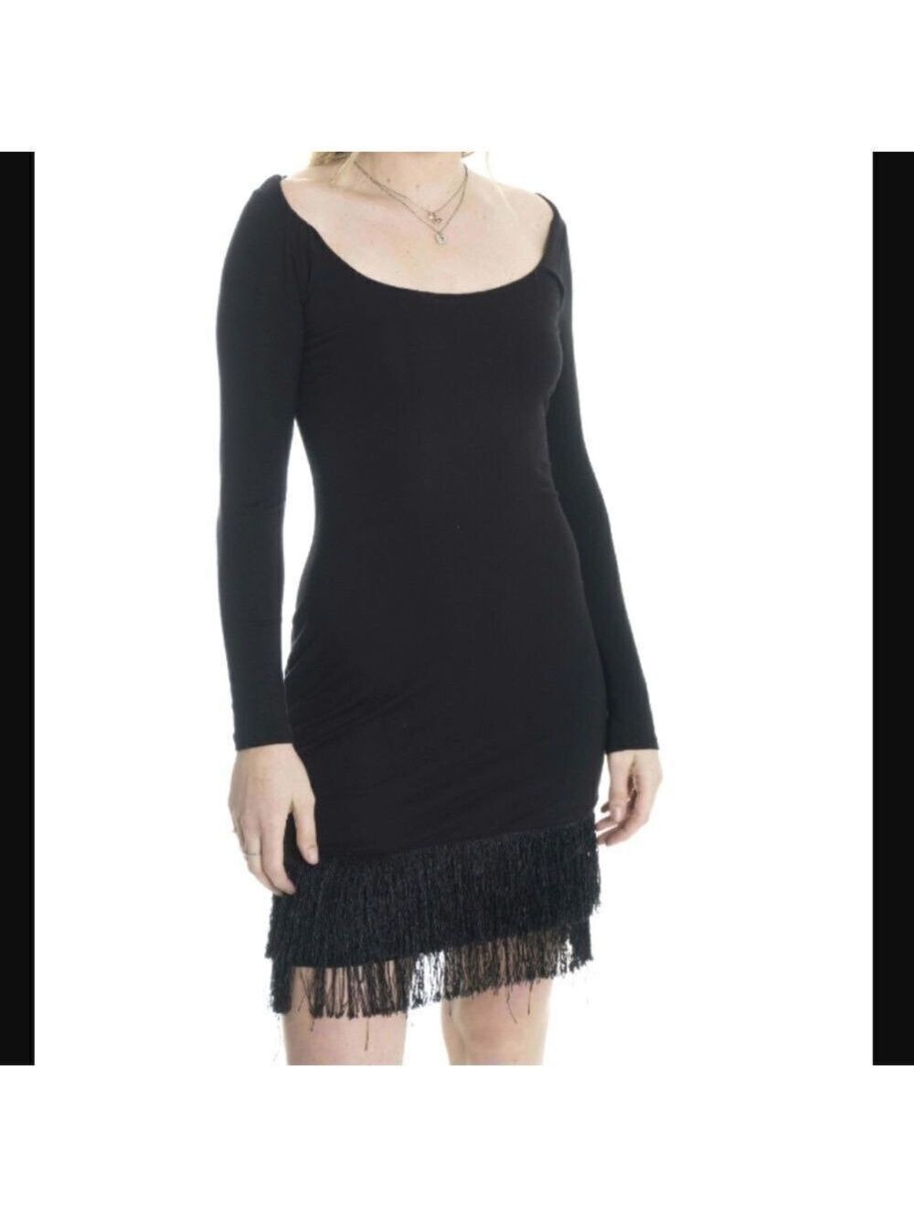 🆕 Weston Wear Black Provine Fringe Dress
